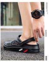 Sandalias De Hombre Para Verano Clogs EVA Zapatillas De Jardín Plataforma Playa Couplet Slides Para Interior Baño Talla Grande - details 28