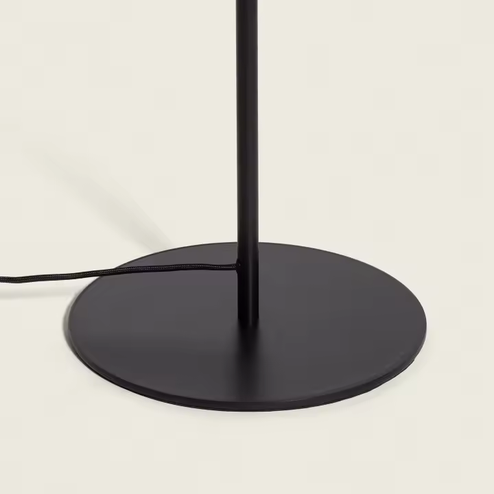 Ledkia Lámpara de Pie Metal Hesper Negro - 1