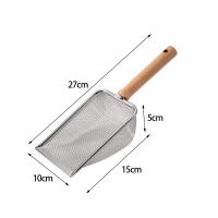 Shovel De Arena Para Gatos En Acero Inoxidable Herramienta De Limpieza Duradera Para Mascotas Adecuada Para Gatos Perros Lirios Y Gatos Jóvenes - details 7
