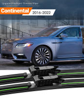 2pcs LimpiaParabrisas Anteojos Delantero Para Lincoln Continental 2016-2022 Plegables En Un Solo Pieza Material De Goma Natural Adecuado Para Automóviles - details 0