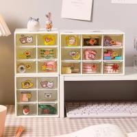 Caja De Almacenamiento Para Joyería Y Maquillaje Organizador De Cajones Mini Mesita De Mujer Corazón Plástico a Prueba De Polvo - details 2