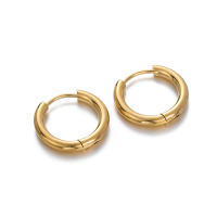 10pcs Aretes Pequeños De Acero Inoxidable Para Punción De Oreja Y Cartílago 8-18mm Mujer Colgante Circular Redondo Para Creación De Joyería DIY - details 10