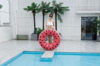 Rooxin Watermelon Pool Floats for Adult Kids Inflatable Circle Swimming Ring Floating Seat Summer Beach Party Pool Toys - details 10