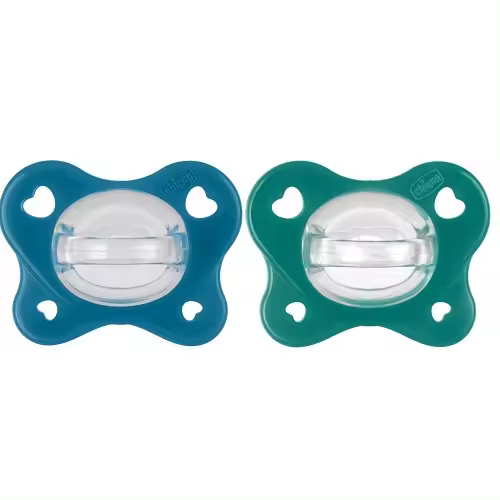 Chicco Chupete Ph Dual Soft Silicona Azul 16-36M 2Uds - 1