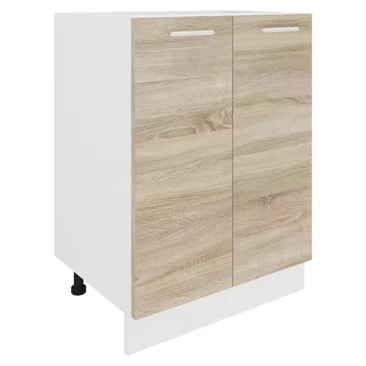 Armario de cocina ancho 60 cm Puertas batientes Mueble bajo Cocina Muebles de cocina Esilo Armario de cocina ancho 60 cm Puertas batientes Mueble bajo Cocina Muebles de cocina Esilo - 1