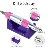 Set De Manicura Eléctrica Profesional 35000RPM Máquina De Taladro Para Uñas Con Polirreparador Portátil Para Salón De Belleza - details 20