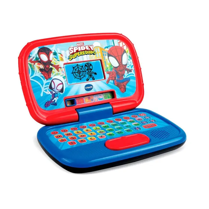 Vtech Ordenador Portátil Spiderman con Actividades Educativas - Desarrollo Cognitivo - Juego Inmersivo - 1
