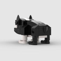 Bloques De Construcción Para Niños Pug Pekingés Perro Lindo Animal Modelo De Perro Para Educar Juguetes Regalos De Navidad - details 6