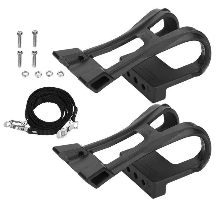 Cinta Ajustable Para Pedal De Bicicleta Plástica Antideslizante Clip De Tobillo Accesorio Ultraligero Para BMX - 1