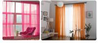 Cortinas De Tulle Sólido Colorido Transparente 100% Poliéster Para Dormitorio Cocina Sala De Estar Habitación De Niños Clase Magnolia Rod Pocket - details 18