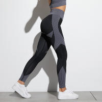 Leggings De Gimnasio Para Mujer Cintura Alta Sin Costuras Con Control De Abdomen Talla Justa Para Yoga Running Actividad Física - details 7