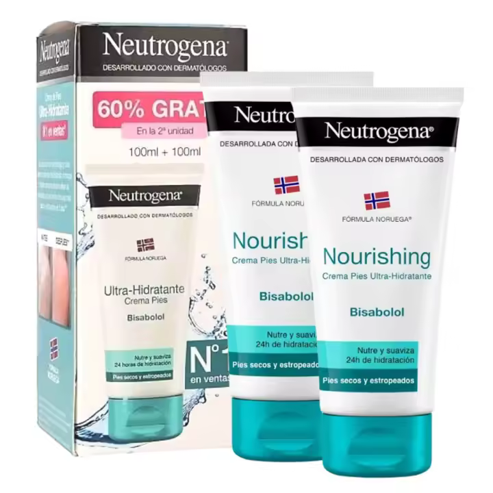 Neutrogena Pies Crema Ultra Hidratante Duplo 2x100ml - 1