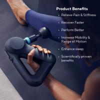 THERABODY THERAGUN ELITE - Pistola de Masaje Profesional, Alivio del Dolor y Recuperación Muscular, Diseño Elegante y Ultra Silencioso con Bluetooth, Smart App y 5 Accesorios - Mejora Movimiento y Relaja Tensión Muscular - details 2