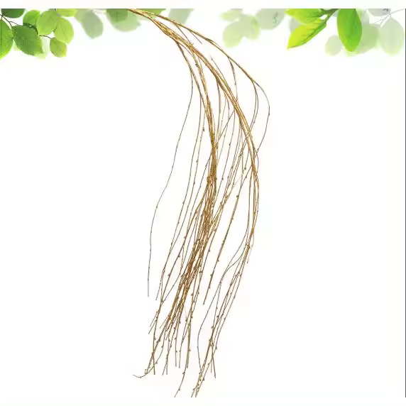 Poenia Arte Floral - Seda De Sauce Oro 125cm - Adornos Navideños - 1
