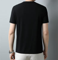 Camiseta De Hombre Casual Y Moda Con Cuello V Y Mangas Cortas En Color Sólido Transpirable Y Cómoda Para Verano Top Versátil - details 22