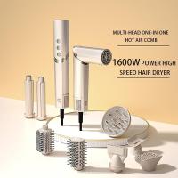 Cepillo de secador de pelo, potente secador de pelo 8 en 1, equipado con un rizador automático de iones negativos de alta velocidad de 110.000 rpm, sistema profesional de modelado y secado de aire con cabello rizado abundante - details 5