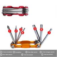 Kit De Herramientas De Reparación Multifuncional Para Bicicleta Portátil Conjunto De Mantenimiento De Bicicleta Con Llaves Allen Y Hexágonas Accesorios Para Ciclismo - details 1
