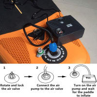 Adaptador De Válvula De Aire Para Bricos Inflables SUP Tabla De Paddling Bote De Goma Kayak Adaptador De Compresor Convertidor Con 4 Boquillas Accesorios De Barco - details 11