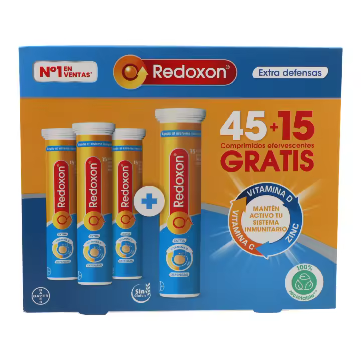 Redoxon 45+15 Comprimidos Promo - 1