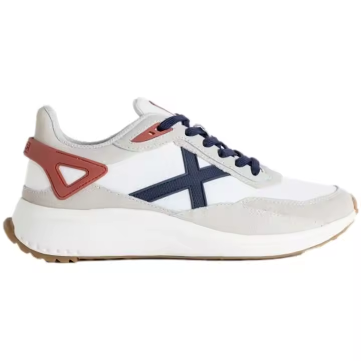 Zapatillas marca Munich modelo 4155010 para unisex en color blanco - 1