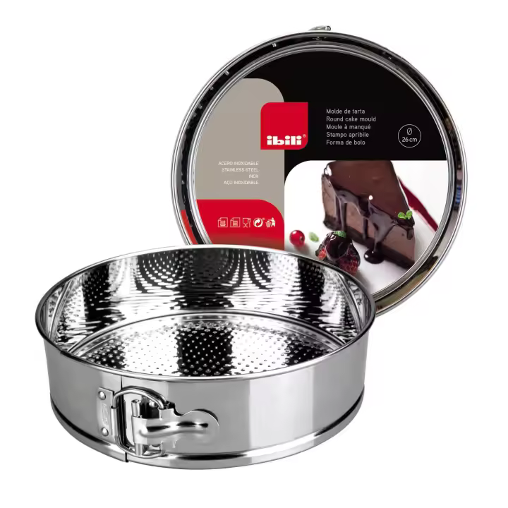 MOLDE DESMONTABLE INOX 23 CM MARCA IBILI REF.650223 - 1
