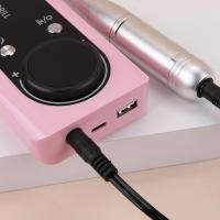 Taladro De Uñas Recargable USB 45000RPM Máquina De Manicura Profesional Para Pulir Y Eliminar Gel De Uñas Con Set De Arte De Uñas Bajo Ruido - details 4