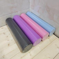 Rodillo De Yoga De EVA Espuma Redonda Y Hexagonal Para Ejercicios De Pilates Mejora Los Ejercicios De Hogar Diámetro 9.5 Cm Longitud 45 Cm - details 2