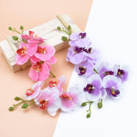 4Pcs Accesorios De Decoración Para El Hogar Hojas Silvestres Y Mariposas En Orchidáceas Silkenvas Para Decoración Del Hogar Flores Artificiales - details 15