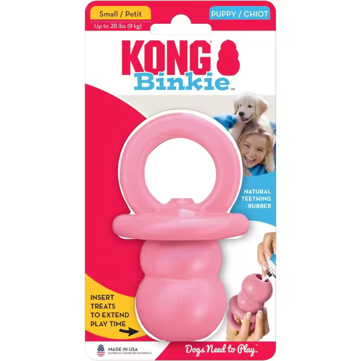 KONG Juguete Para Perros Puppy Binkie Talla S - 1