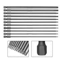 Juego De 11 Piezas De Llaves De Fijación Magnéticas Torx Para Taladro Eléctrico Con Agujero Y Empuñadura Hexagonal Herramientas Manuales De Aleación - details 4