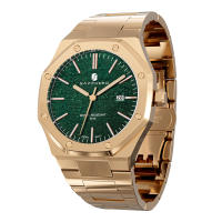 Reloj De Hombre SAPPHERO Oro Rosa Lujo Acero Inoxidable Resistente Al Agua Moda Deportiva Calendario Luminoso Regalo Elegante - details 37