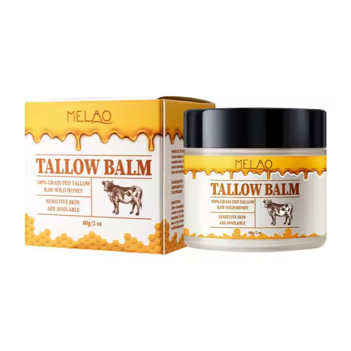 Crema hidratante de sebo, crema de sebo para la piel, crema reparadora nutritiva e iluminadora - 1
