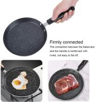 Estufa antiadherente Tortilla Fry, Sartén Fry Cocina antiadherente Cocina de inducción Desayuno de inducción Herramienta de cocina Pancake Huevo Pizza Utensilios de cocina (6in de tamaño pequeño) - details 1