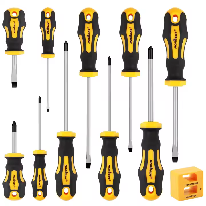 Juego De Destornilladores Magnéticos HORUSDY De 11 Piezas Con Punta De Fijación Phillips Y Plancha Para Metalworking - 1