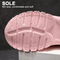 Zapatillas De Niñas Casuales En Color Rosa Cómodas Y Transpirables Zapatos Deportivos Planos Para Niñas Con Suela De EVA Tela De Malla Y Cuero - details 5