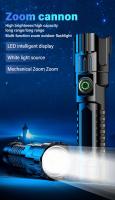 Linterna LED Recargable USB Con Zoom Para Camping Y Pesca Nocturna Luz Emergente Super Brillante Portátil Resistente Al Agua - details 0