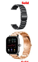 Correa De Pulsera De Acero Inoxidable 22mm/20mm Para Amazfit GTR/Stratos/GTS 4 3 2 Mini Y BIP 5 Reemplazo Compatible Con Varios Modelos Unisex - details 5