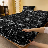 Sábana Ajustable Moderna Y Sencilla Con Impresión Mate Sin Pillowcases Incluidos Cobertura De Cama De Poliéster 100% - details 2