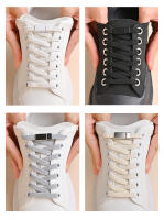 Cordones Magnéticos Sin Nudo Para Zapatos Elásticos Para Niños Y Adultos Cordones De Suela Plana Para Zapatillas Sin Atar - details 5