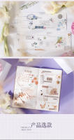 Yoofun 20pcs Etiquetas De Estación Con Pétalos Y Papel Washi Para Regalos Tarjetas De Diario Scrapbooking Decoración De Cuaderno - details 14