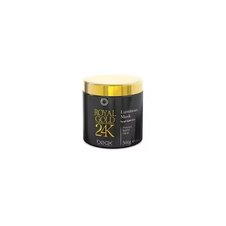 Beox Mask Royal gold 24K 500ml tratamiento post alisado queratina brasileña - 1
