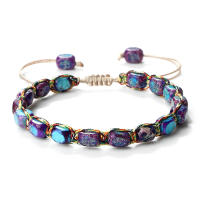 Pulsera Bohemia Imperial Con Piedras Y Borlas Hechas a Mano Pulsera De Cuerda Para Amigos Joyería Vintage Diseño Estrán - details 3