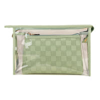 1-3 Uds Bolsas Neceser Transparente para Viaje, Neceser de Viaje para Maquillaje de PVC Portátil Organizador Cosmético con Cremallera, Estuche de Transporte para Mujer, Negocios,Baño - details 3
