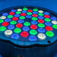 Lámpara De Proyección LED RGB 54x3W Para Fiesta Disco Bar Club Nocturno Control Por Voz Flash DJ Stroboscópico Para Bodas Cumpleaños - details 10