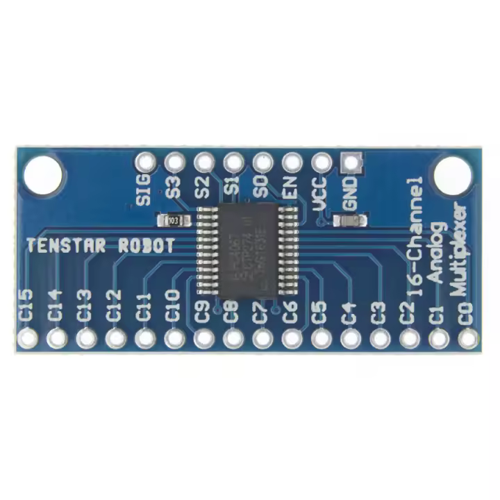 Módulo De Multiplexador Analógico Digital CD74HC4067 16 Canales Placa De Desmontaje Para Electrónica Inteligente Estardyn - 1