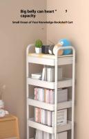 Carro De Almacenamiento Móvil Con Ruedas Organizador De Cocina Para Snacks En El Dormitorio Y Sala De Estar Estante Multicapa De Plástico Para El Hogar - details 0