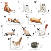 Figura De Gato Realista Ornamento Para Niños Muñeca De Gato Juguete Estatua De Gato Para Decoración De Escritorio - details 1