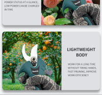 Tijeras Eléctricas De Podar Makita 18V Recargable Para Jardín Y Árboles De Fruta Corte De Ramas Con Hoja De Acero Inoxidable - details 7