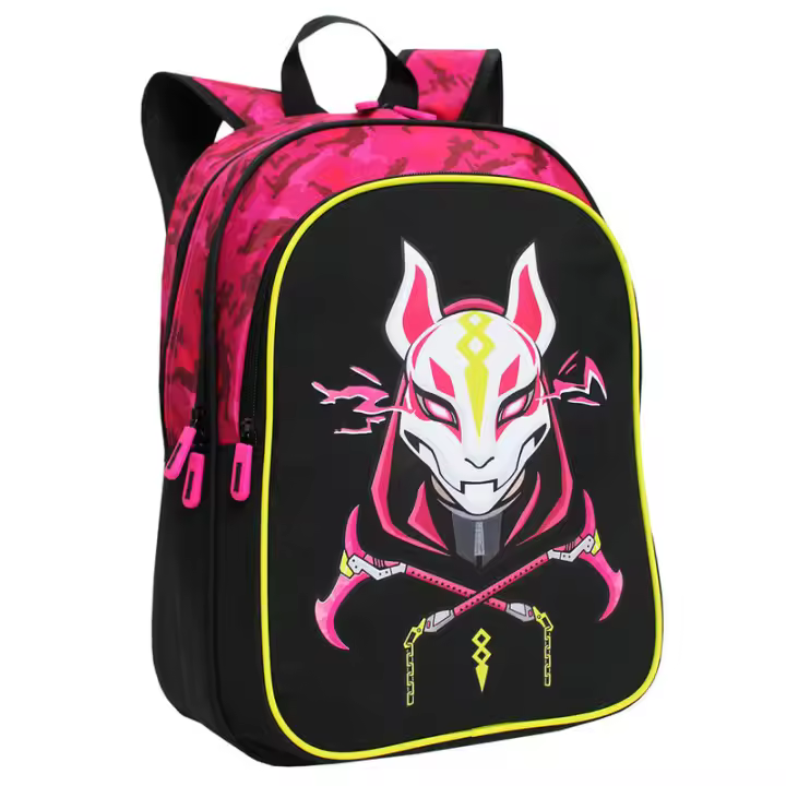 Mochila Max Drift Fortnite 42cm. Mochila ergonómica con amplio espacio. Diseño resistente y versátil para llevar tus pertenencias con estilo. - 1
