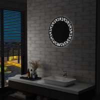 vidaXL Espejo de Baño con LED Accesorio de Maquillaje Tocador para Hogar Dimensiones 60 cm, 70 cm, 80 cm - details 0